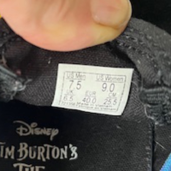 Vans x The Nightmare Before Christmas Slip-On Lace Shoes. Unisex Men7.5 Woman 9 - Picture 7 of 7